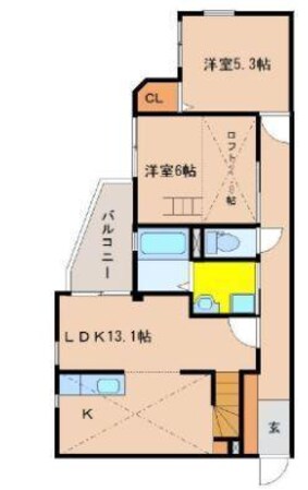 アルテマイスター黒迫通りの物件間取画像